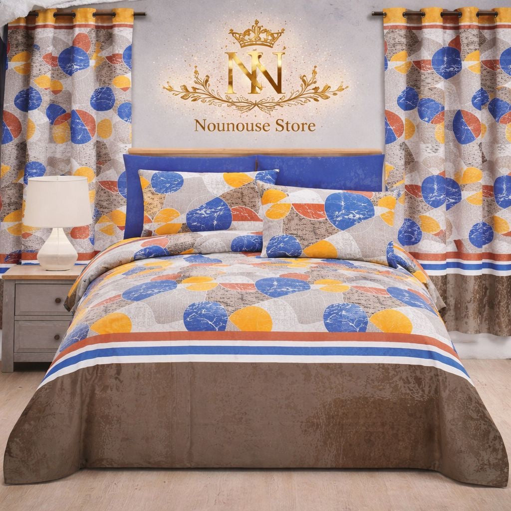 8pieces Bed sheet set king