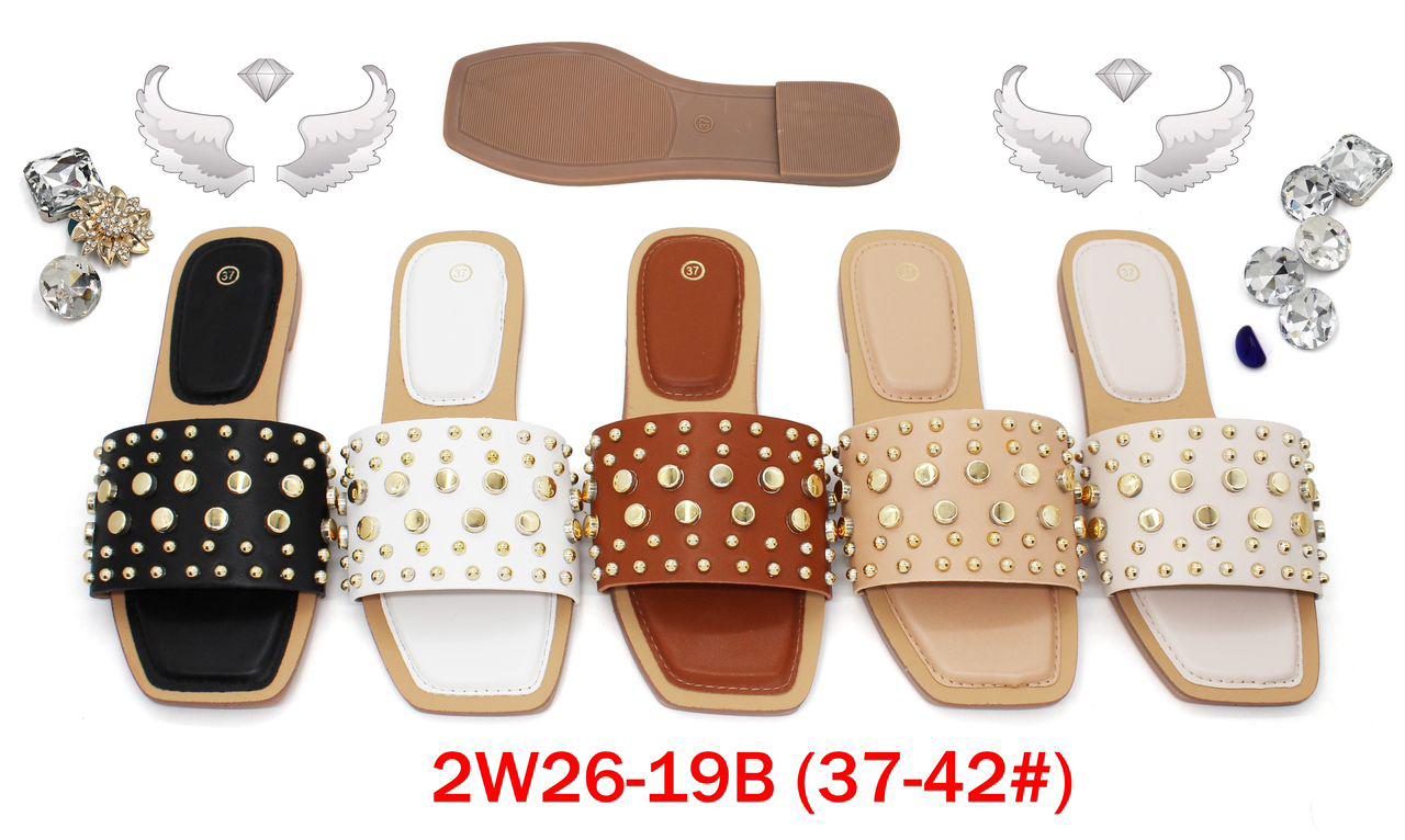 GlamStep Studded Slide Collection – 5 Colors