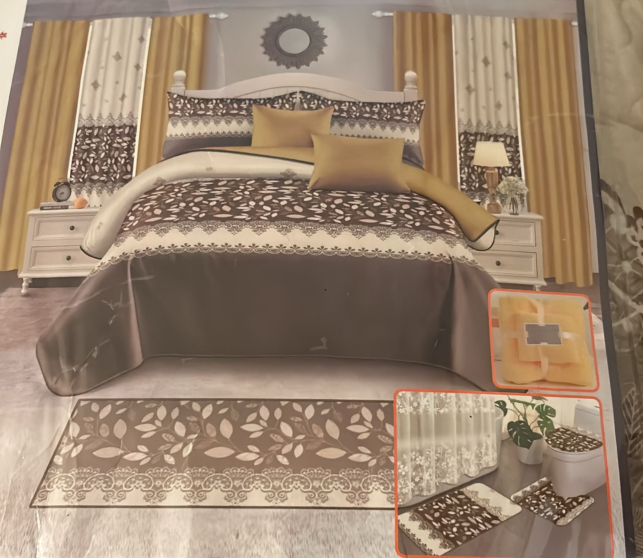 Golden Bloom Luxe Home Set